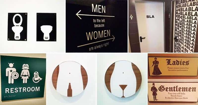 Coolest And Craziest Bathroom Signs