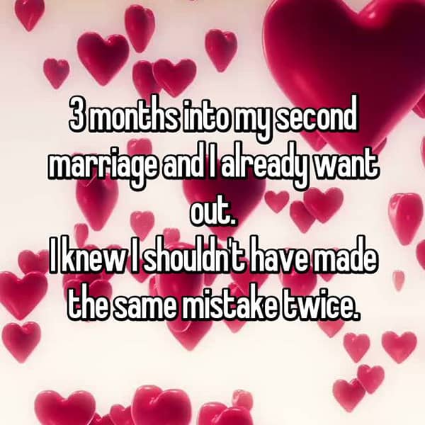 Divorcees Getting Remarried same mistake twice