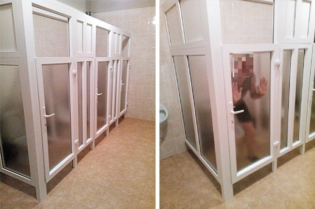 Epic Fails see through toilet