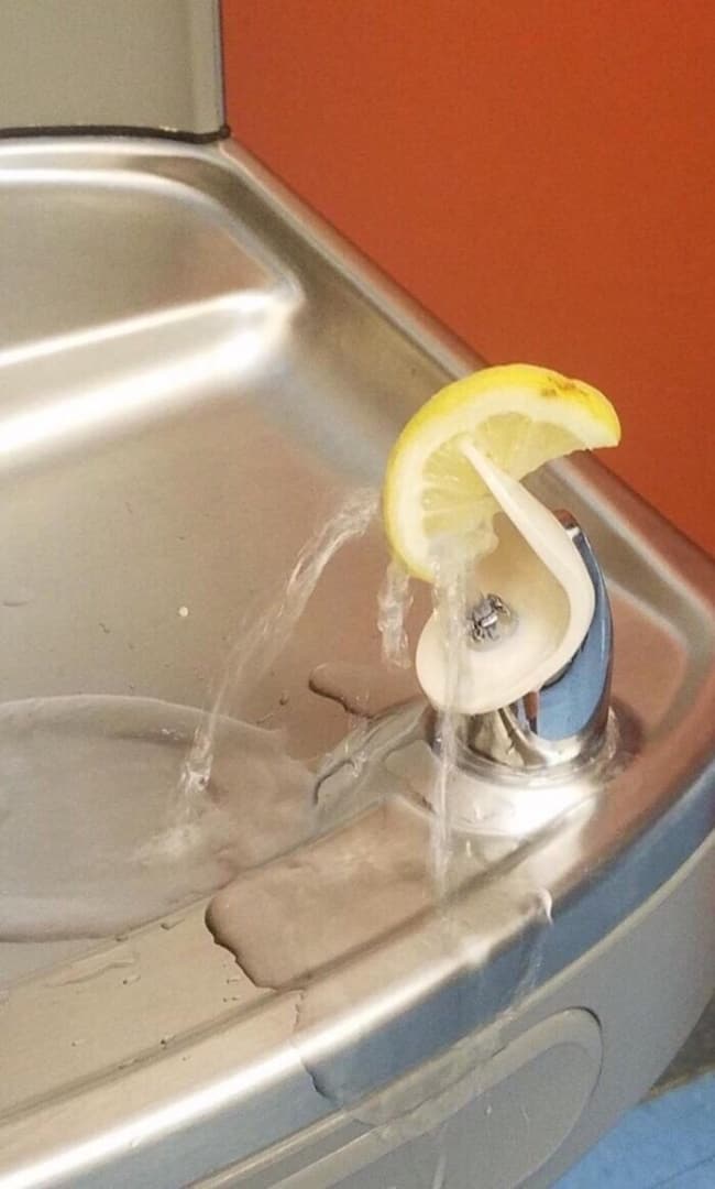 Genius People lemon water fountain