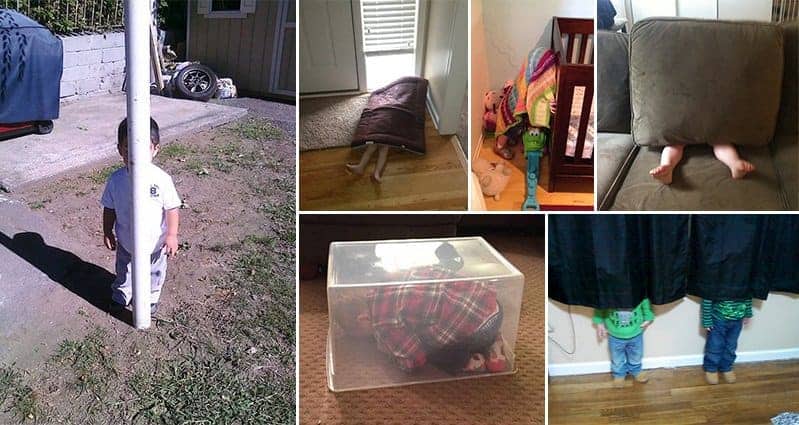 Kids Who Haven't Yet Mastered Hide-And-Seek