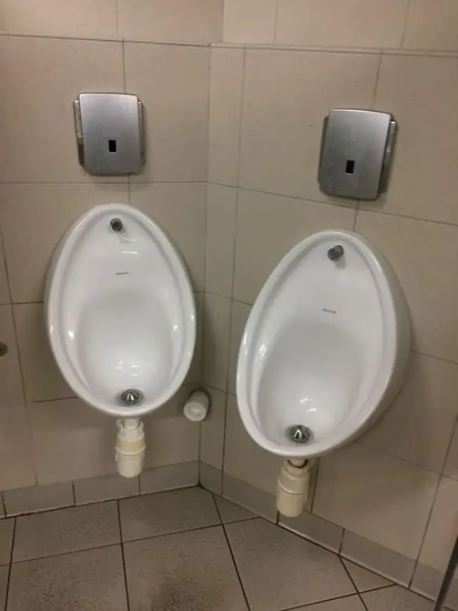 Occasions Where Designers Messed Up urinals close together