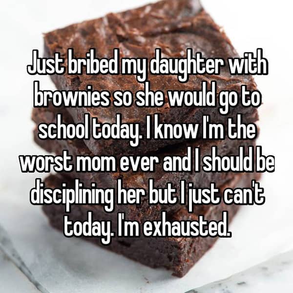 Parents Confess The Bribes They Use brownies