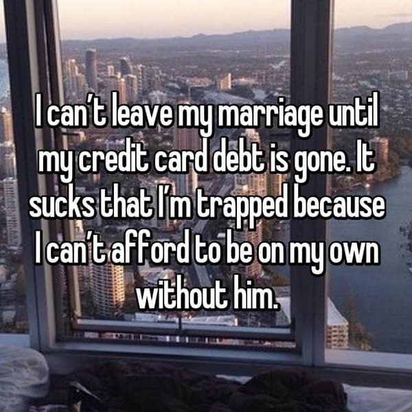 People Reveal Why They Want To Divorce credit card devt