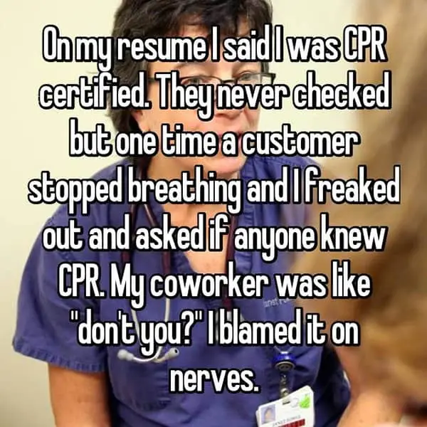 People Who Got Caught Lying On Their Resumes nerves