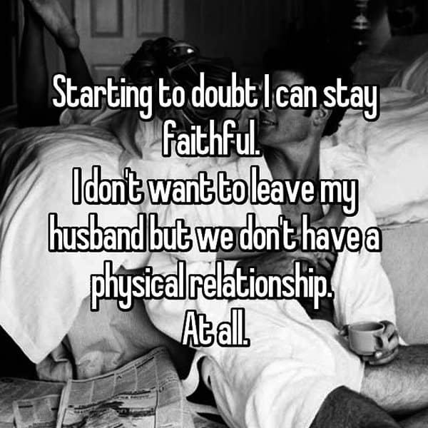 Relationship Doubts physical relationship