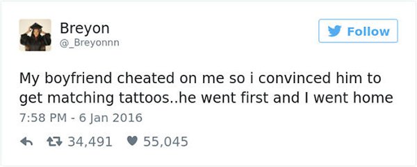 Revenge Stories matching tattoos