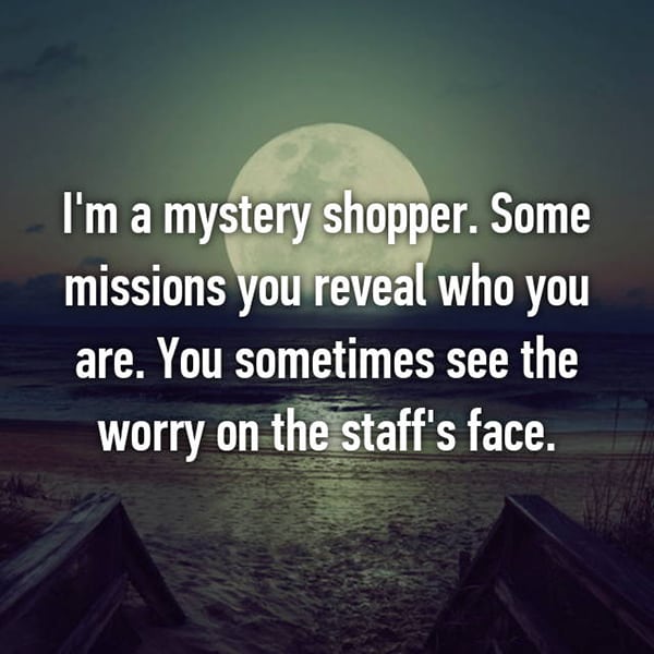 Secret Shoppers reveal who you are