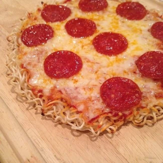 Struggling College Students pizza noodles
