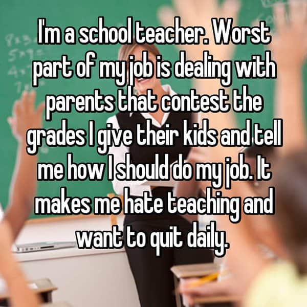 Teachers Reveal Why They Hate Their Jobs contest grades