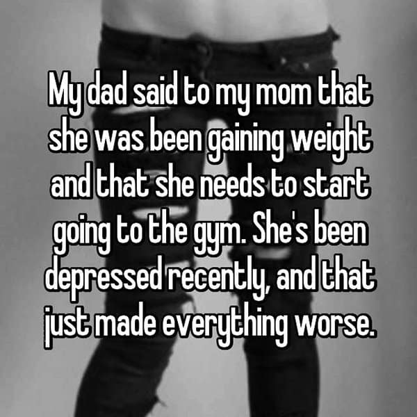 The Meanest Things Dads Have Said gaining weight