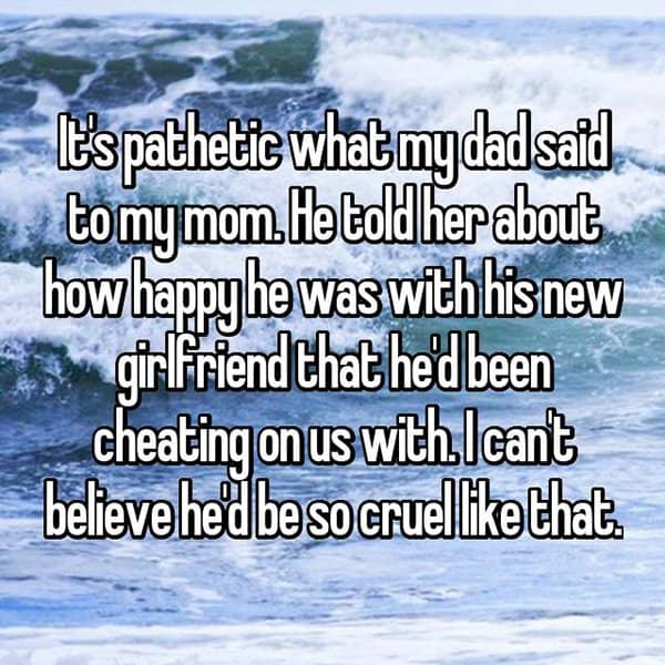 The Meanest Things Dads Have Said new girlfriend