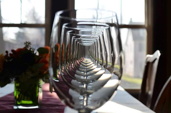 Things That Line Up Perfectly wine glasses