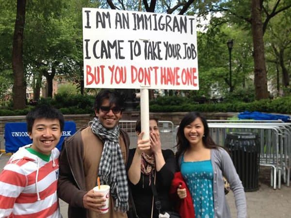 Times People Hilariously Trolled Protesters immigrant