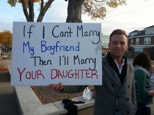 Times People Hilariously Trolled Protesters marry your daughter