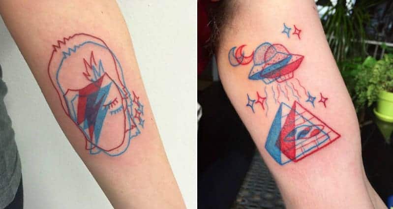 Trippy 3D Tattoos