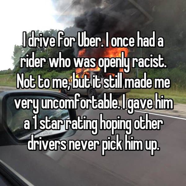 Uber Drivers Reveal The Worst Customers uncomfortable