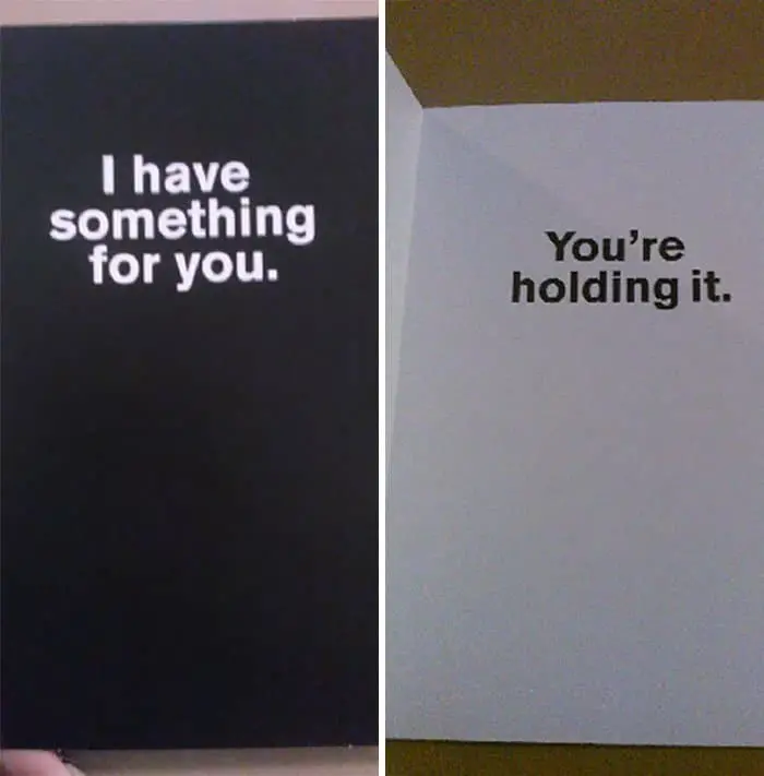 Unexpected Greetings Cards i have something for you
