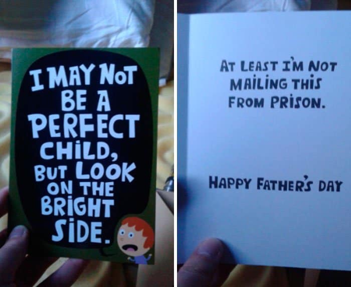 Unexpected Greetings Cards may not be perfect