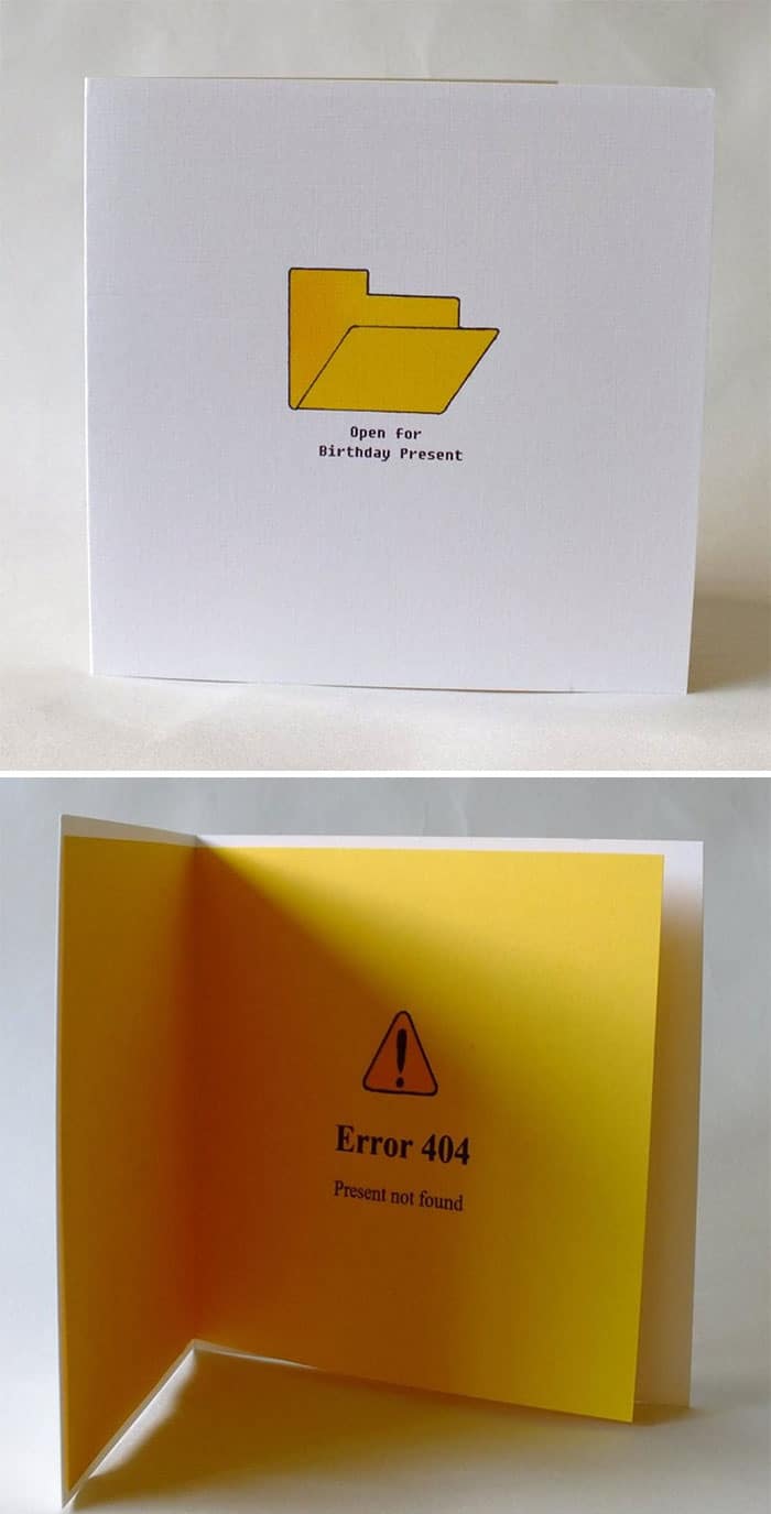 Unexpected Greetings Cards present not found