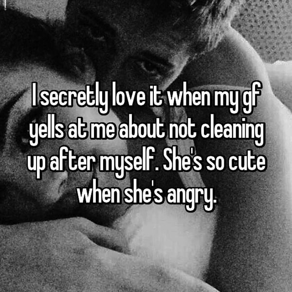 Weird Things Guys Love About Their Girlfriends cute when shes angry