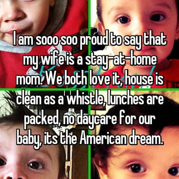 Wives Being Stay At Home Moms american dream