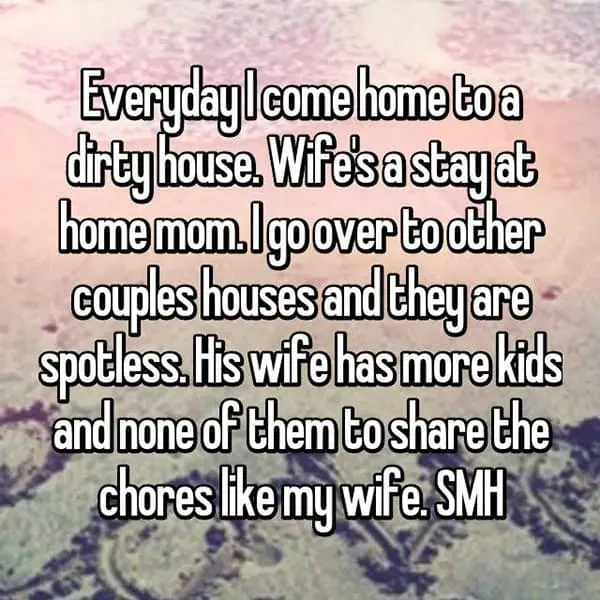 Wives Being Stay At Home Moms dirty house