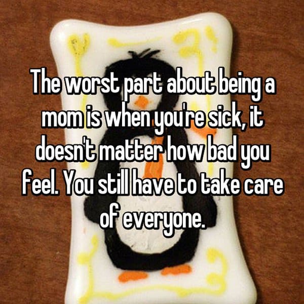 Worst Things About Being A Parent when youre sick