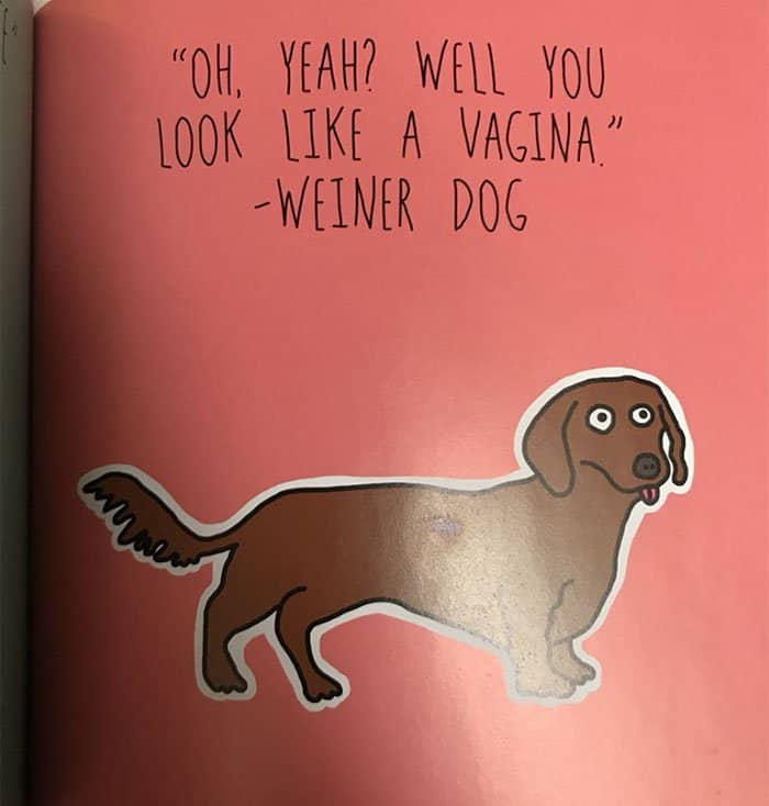 grandma buys Hilariously Shocking Adult Book weiner dog