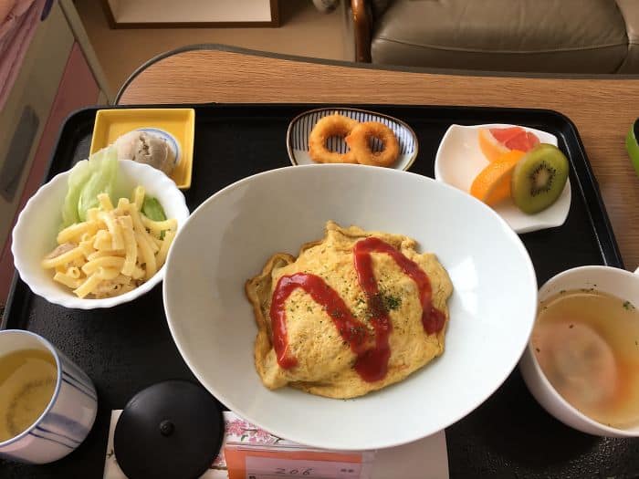 hospital-meals-japan-maternity macaroni salad