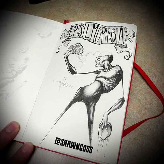 shawn coss Illustrated Phobias epistemophobia