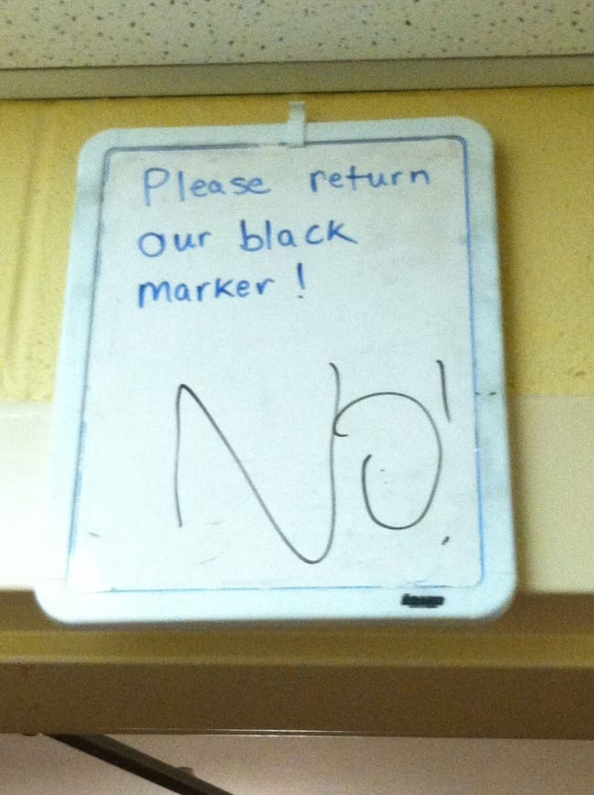 Anarchists Who Do Not Care black marker