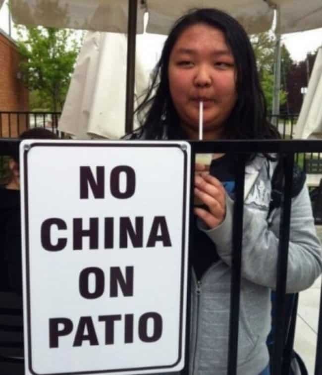 Anarchists Who Do Not Care no china on patio