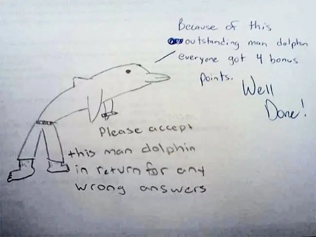 Awesome Teachers man dolphin