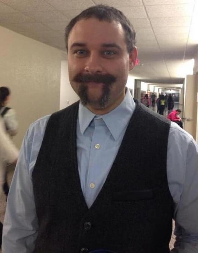 Awesome Teachers pi day beard