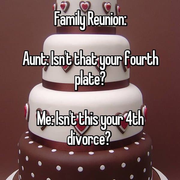 Awkward Things Family Reunions fourth plate