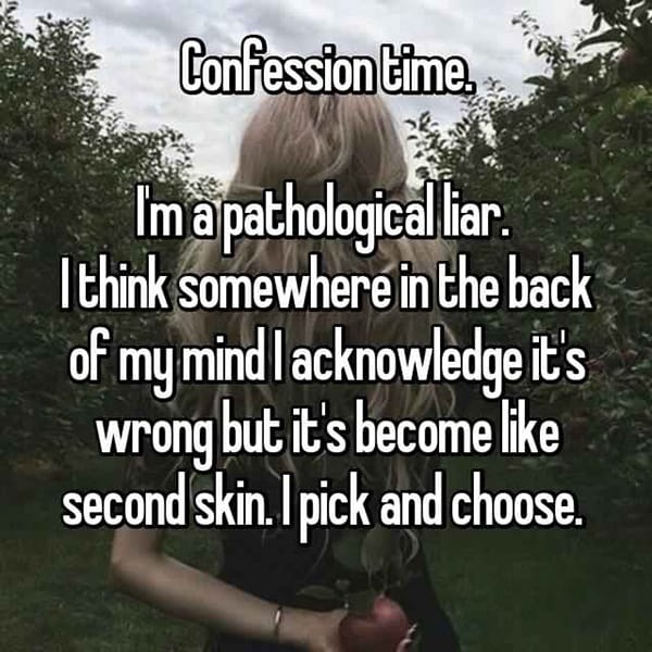 Being A Pathological Liar second skin