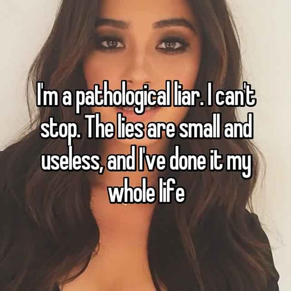 Being A Pathological Liar small and useless