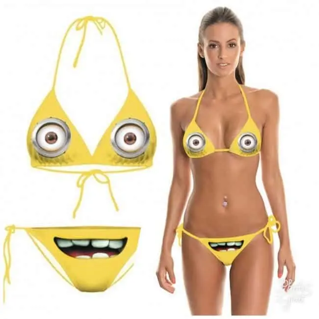 Bizarre Clothing Items minion bikini