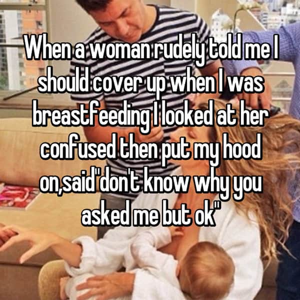 Breastfeeding In Public hood up