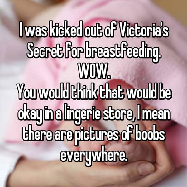 Breastfeeding In Public lingerie store