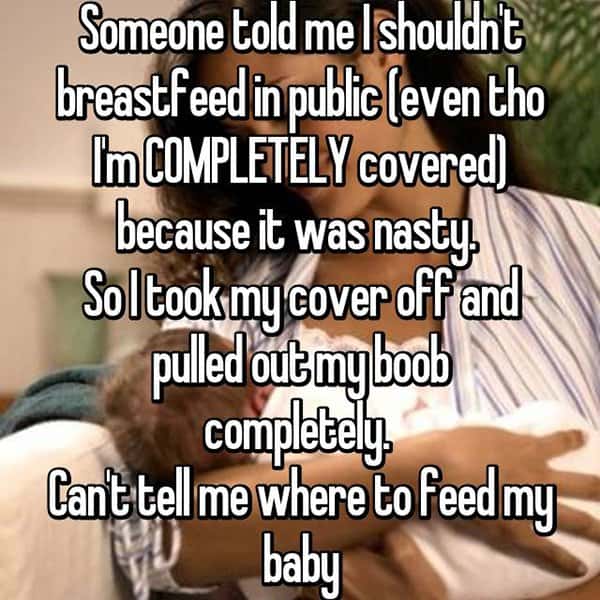 Breastfeeding In Public nasty