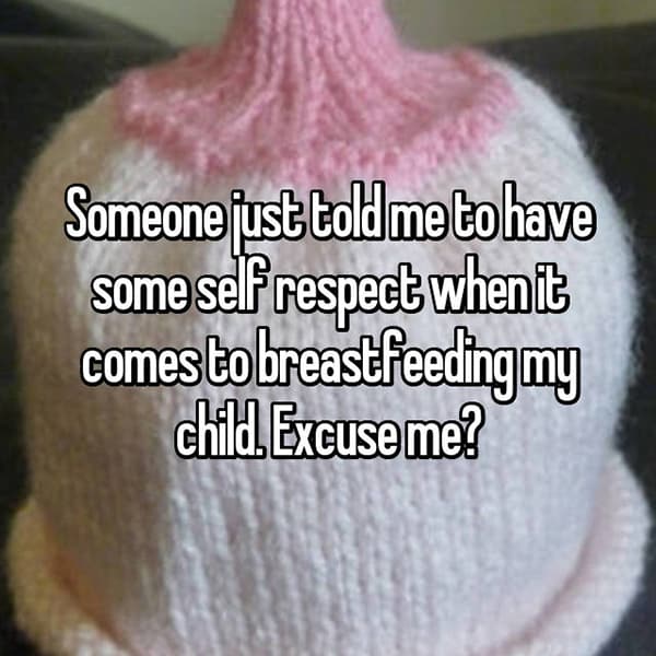 Breastfeeding In Public self respect