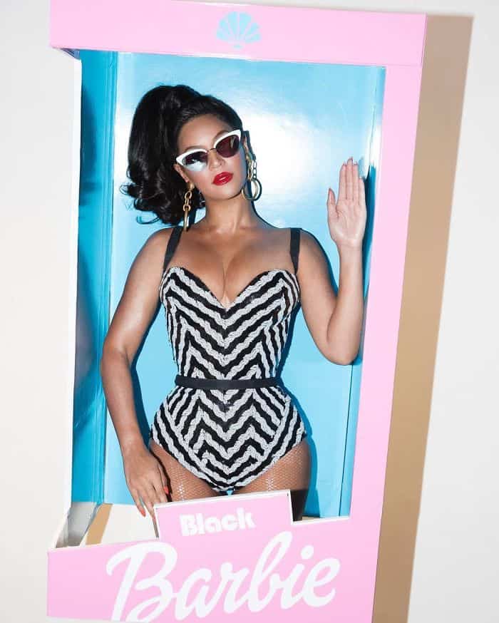 Celebrity Halloween Costumes beyonce barbie