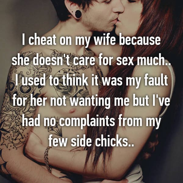 Confessions From Cheating Spouses no complaints