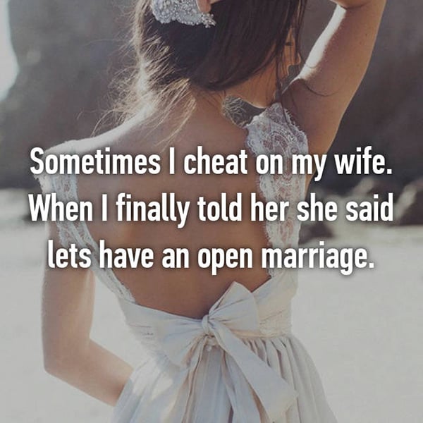 Confessions From Cheating Spouses open marriage