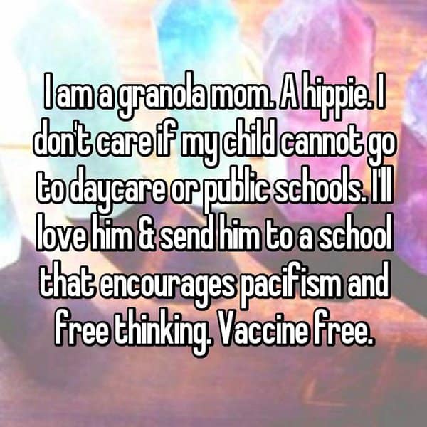 Confessions From Granola Moms vaccine free
