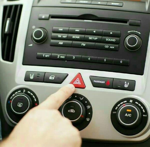 Crap Life Tips hazard light button