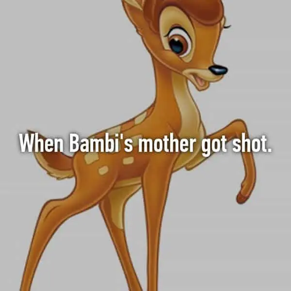 Creepy Things In Disney Movies bambis mom