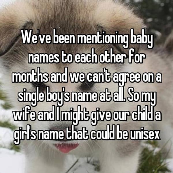 Disagreeing On Baby Names girls name unisex